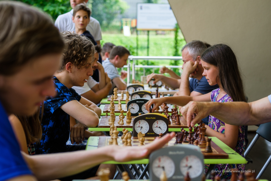 Turniej szachowy w Amfiteatrze Letnim